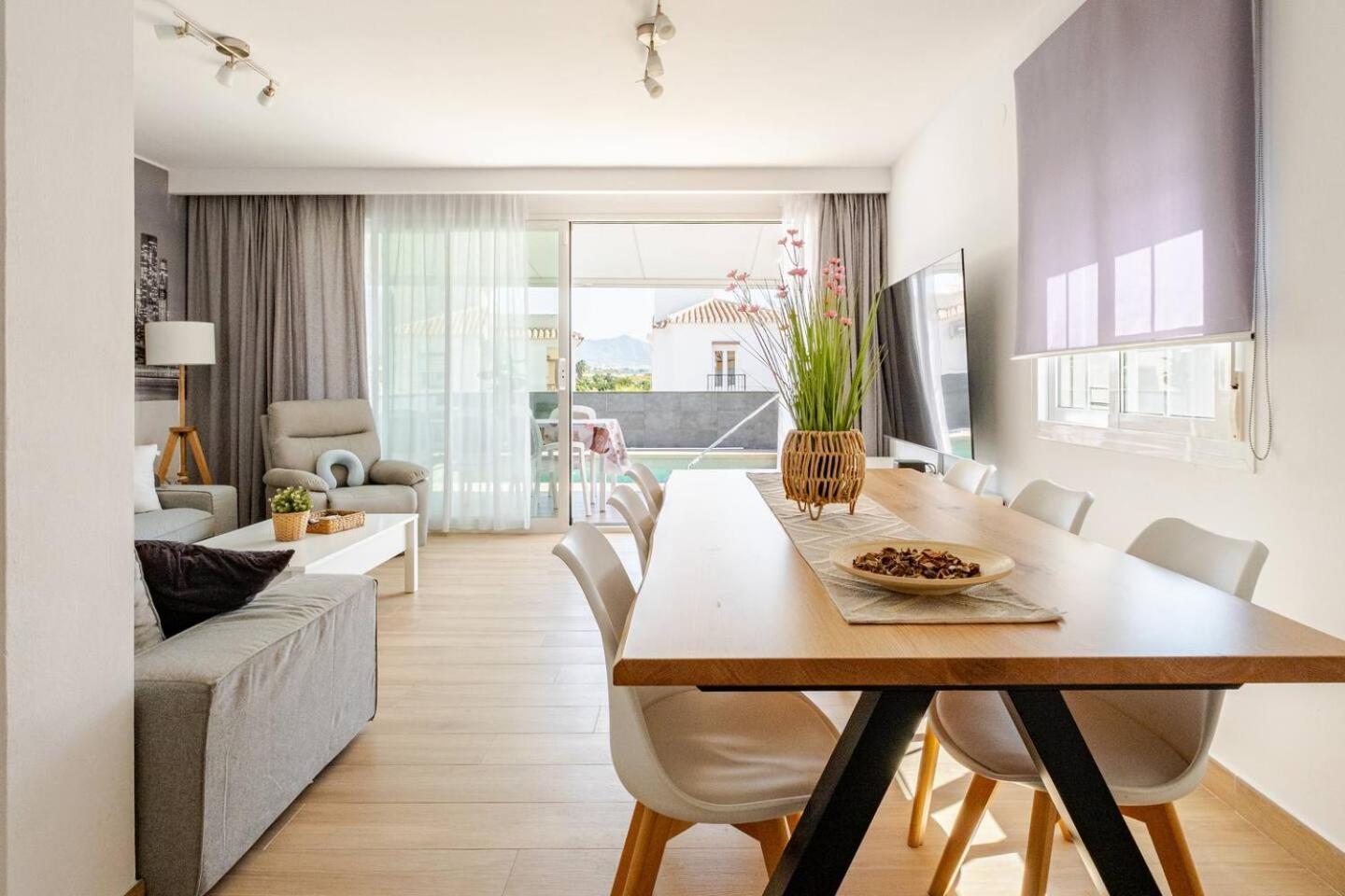 Villa Antonia Mar - Private & Heated Pool - Punta Lara Nerja Dış mekan fotoğraf