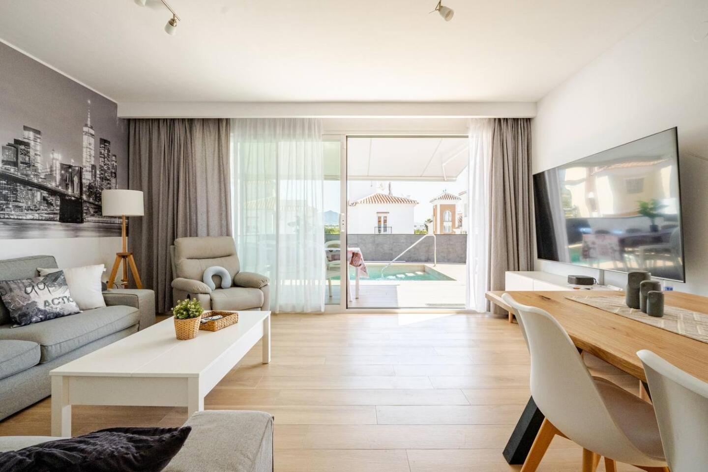 Villa Antonia Mar - Private & Heated Pool - Punta Lara Nerja Dış mekan fotoğraf