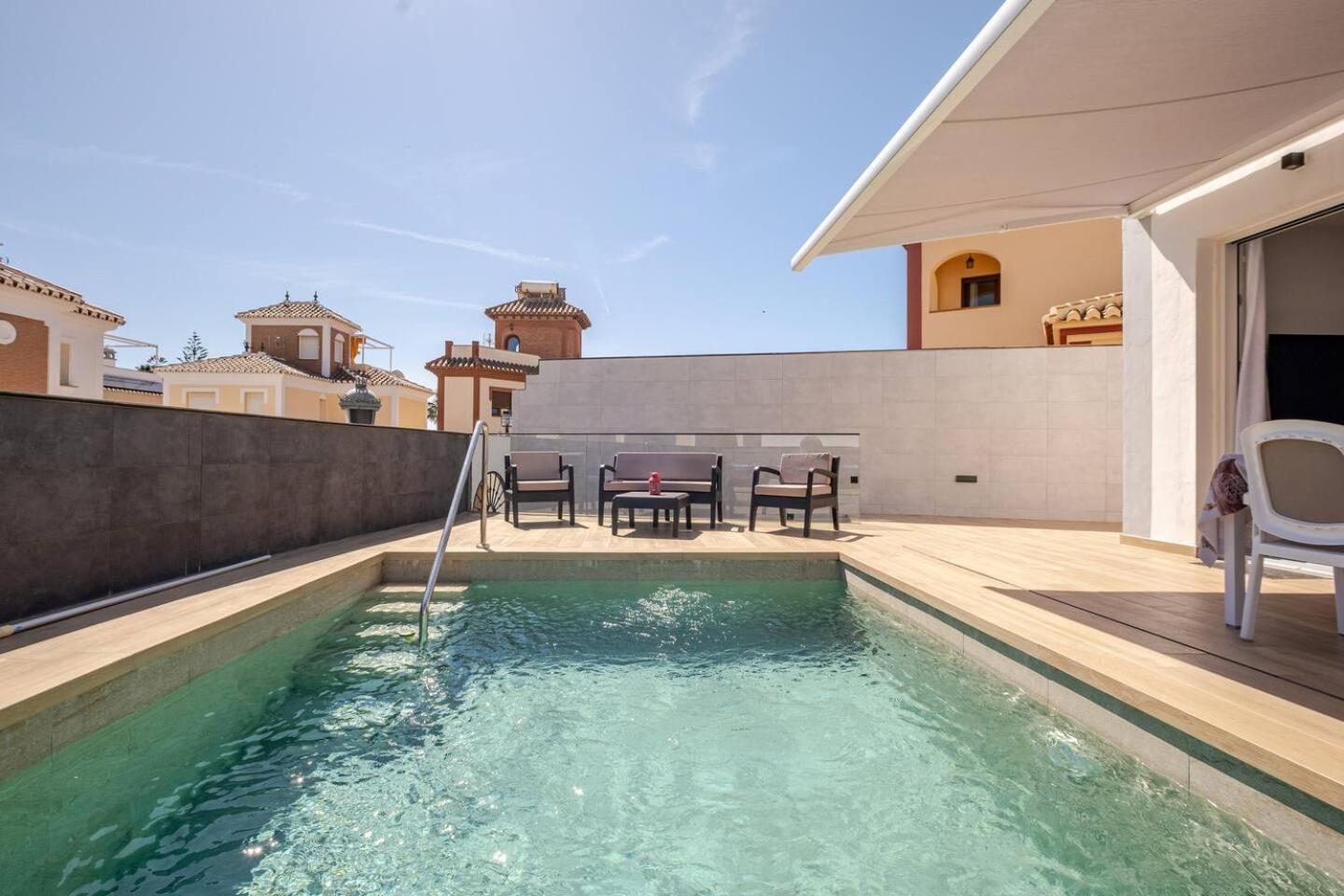 Villa Antonia Mar - Private & Heated Pool - Punta Lara Nerja Dış mekan fotoğraf
