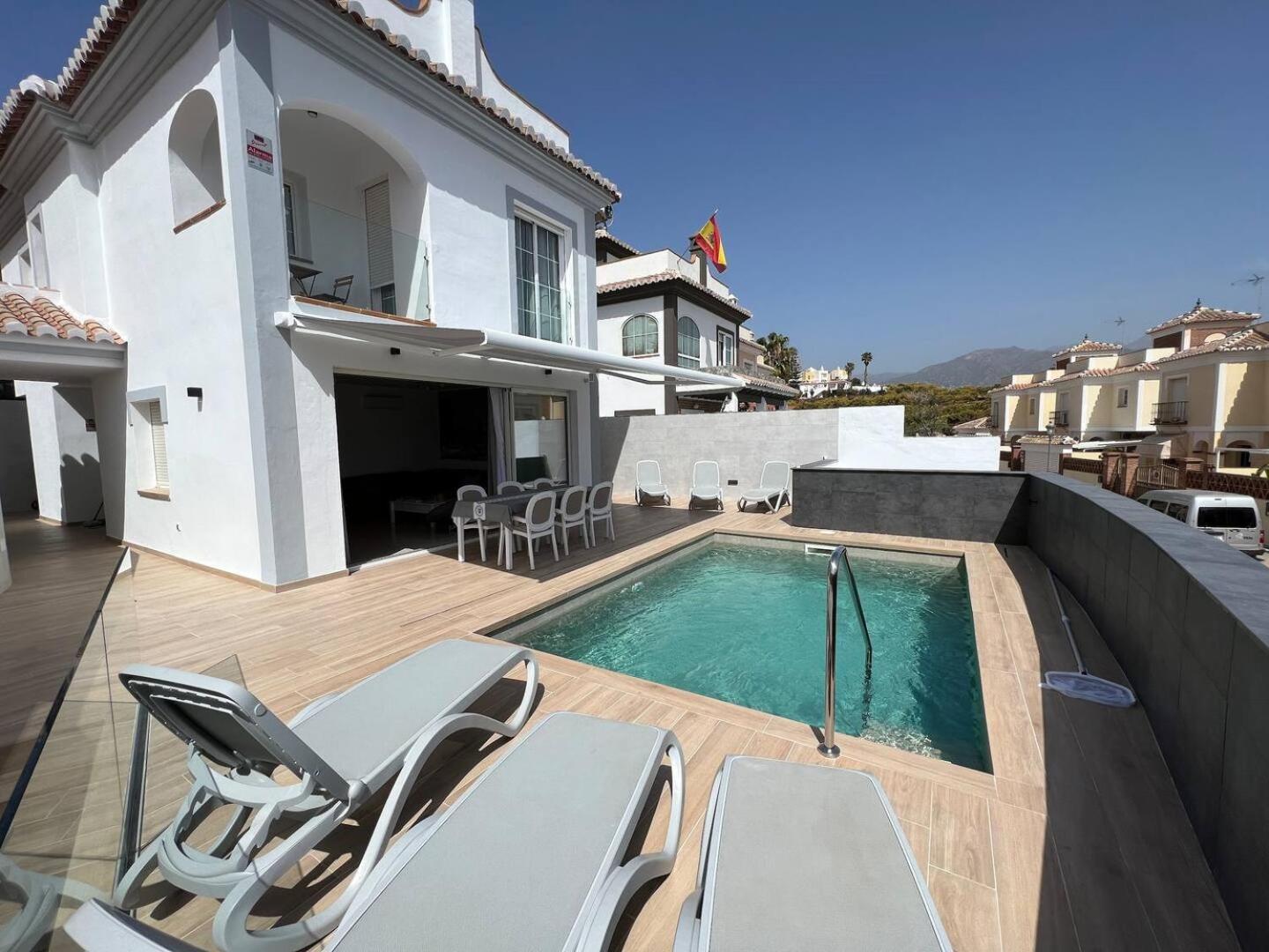 Villa Antonia Mar - Private & Heated Pool - Punta Lara Nerja Dış mekan fotoğraf